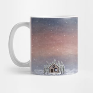 Silent snow night Mug